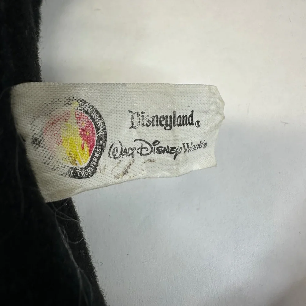 Vintage Disney Parks Minnie Mouse Ears Headband Black Blue Glitter Polka Dot Bow